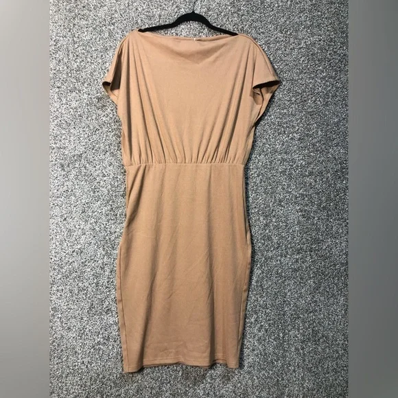 NWT Off The Shoulder Bodycon Ribbed Dress Size XL - Picture 4 of 6